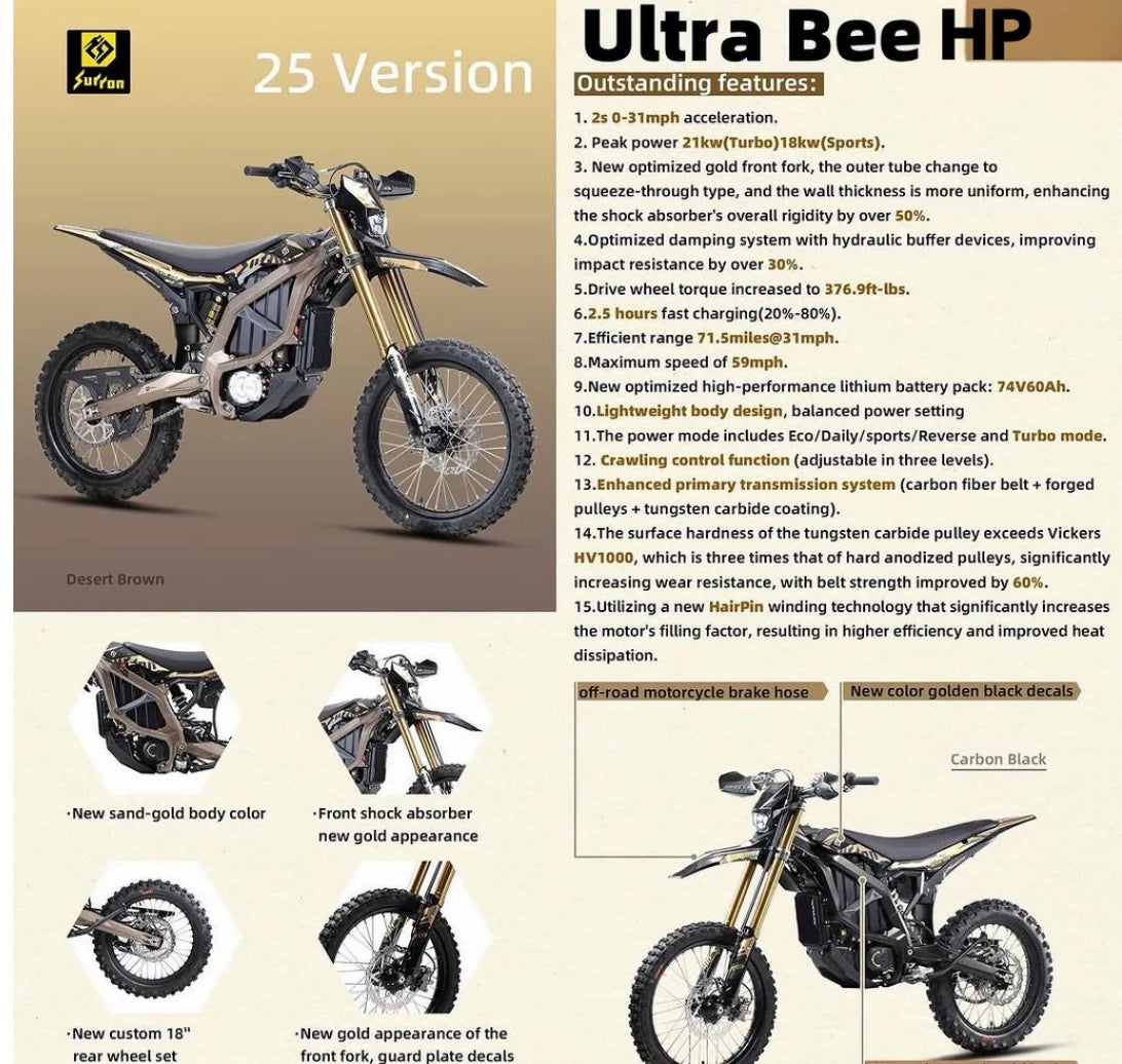 2025 surron ultra bee