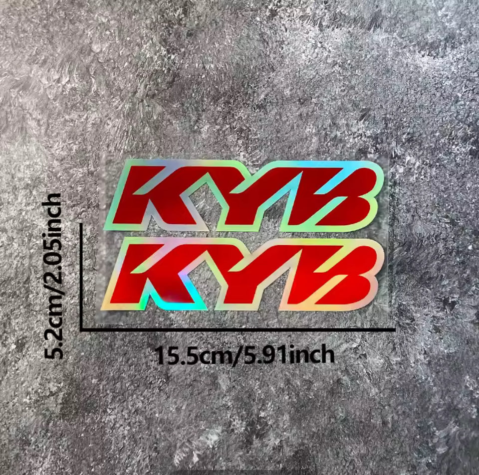 Kyb fork decals
