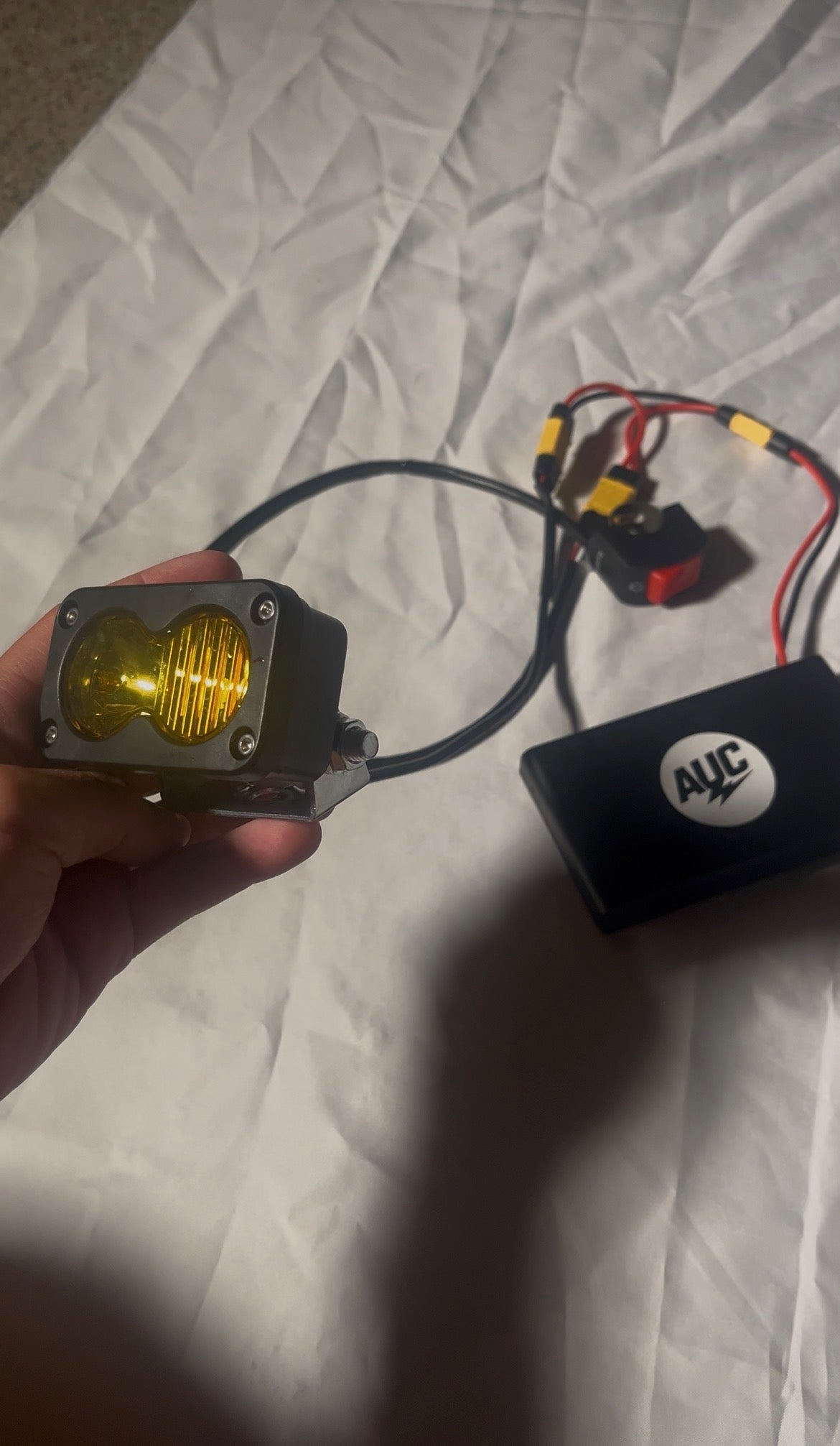 Battery powered Baja light