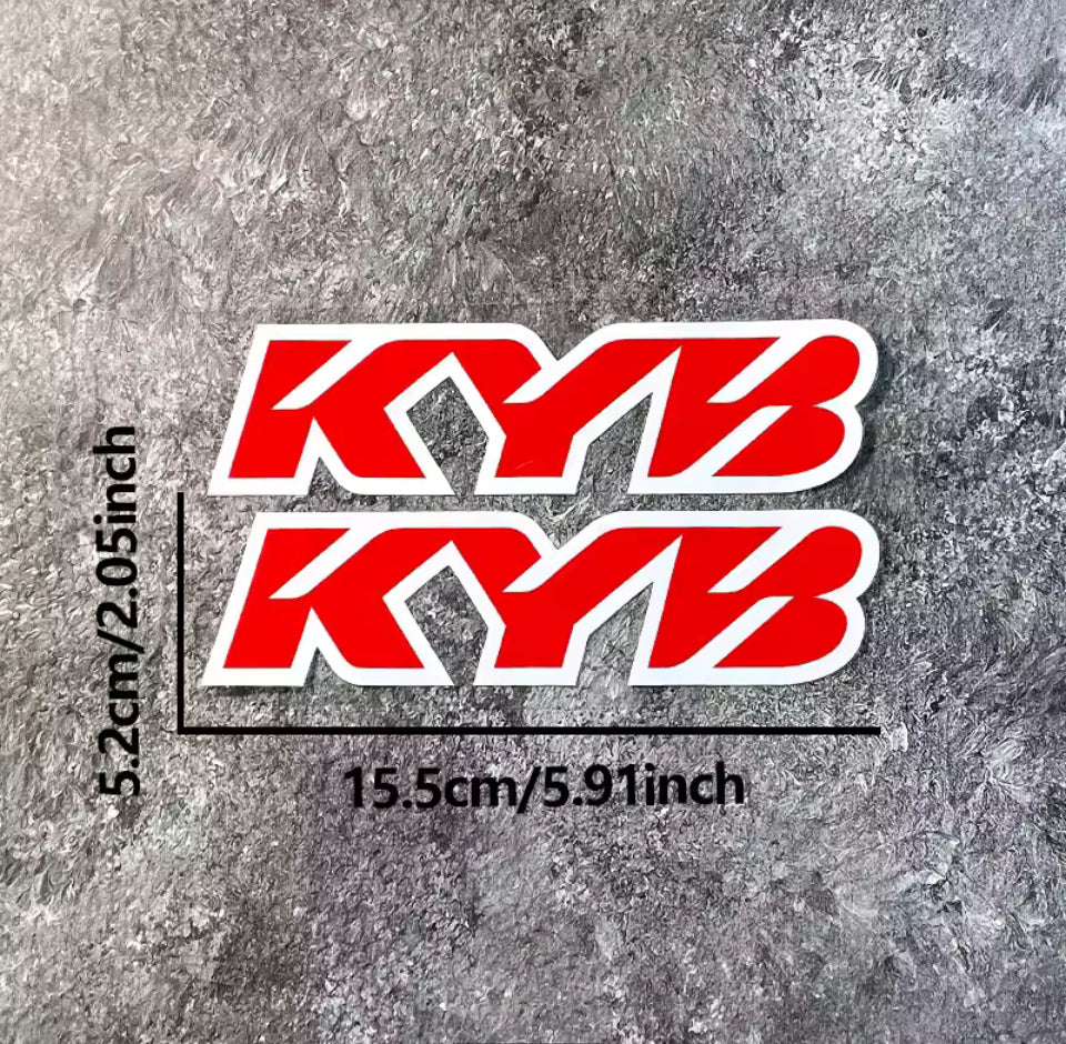 Kyb fork decals