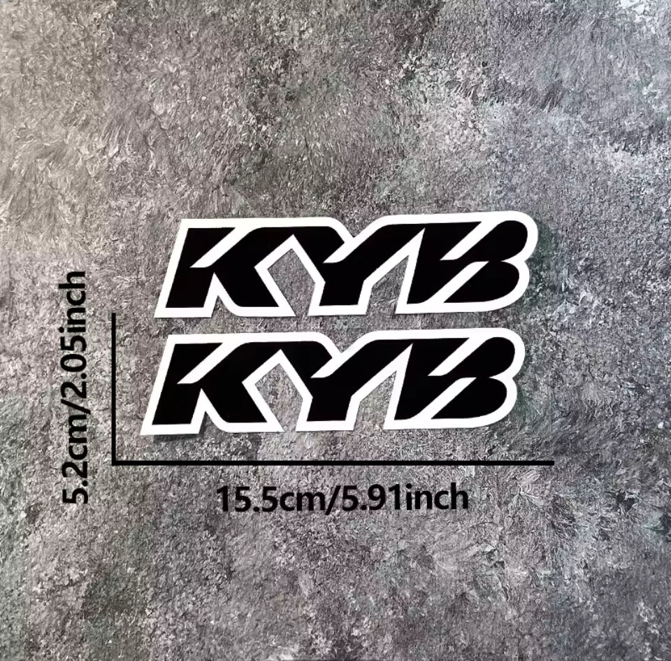 Kyb fork decals