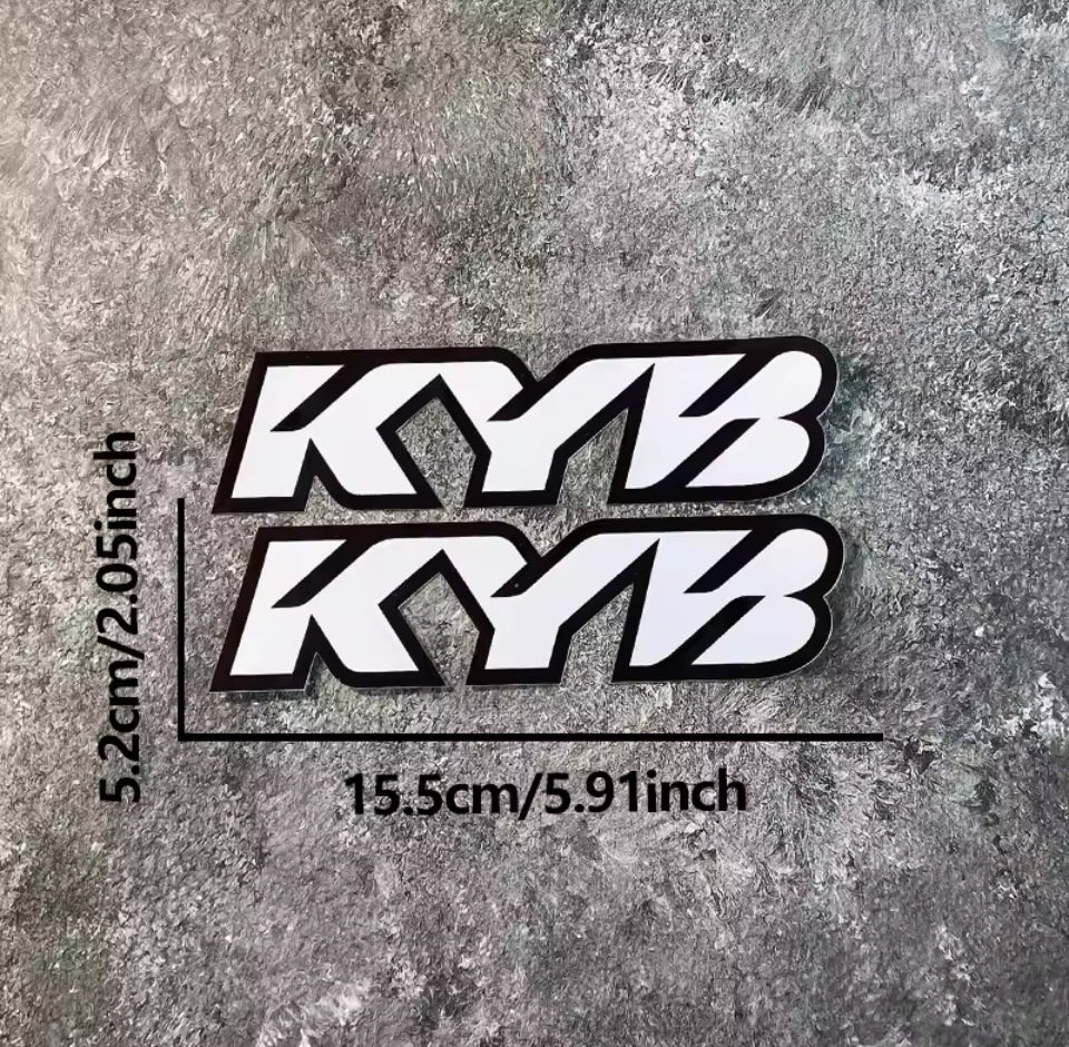 Kyb fork decals