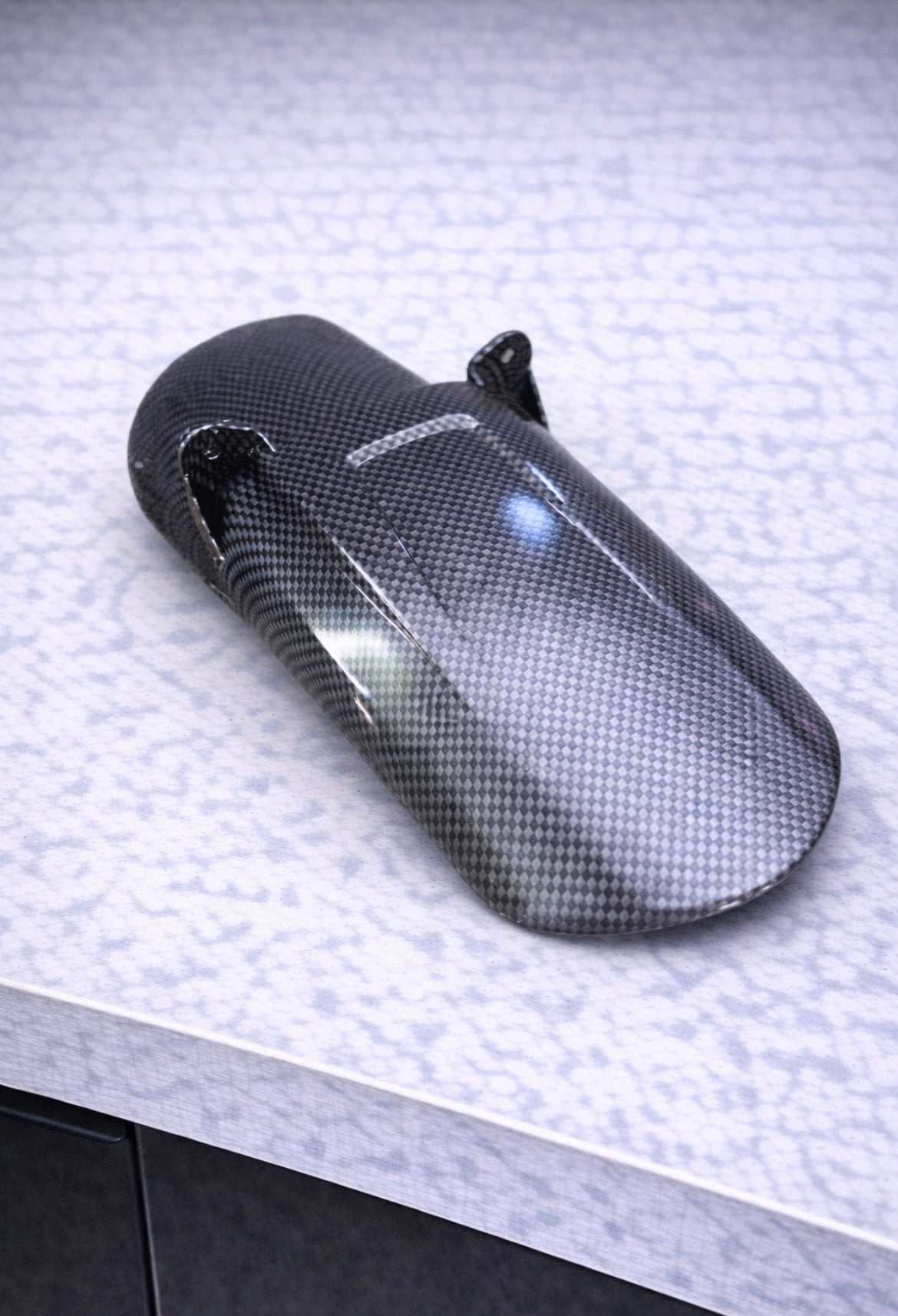 Surron carbon fibre rear mudguard